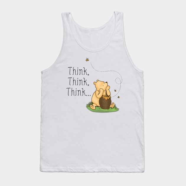 Think Winnie the Pooh Tank Top by marisaj4488